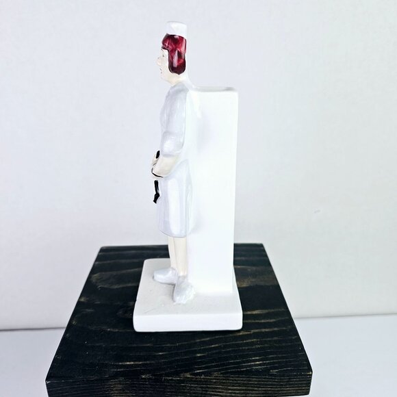 Vintage 1987 Crest Ind Nurse RN, LPN, PCT, Bud Vase, 6 5/8" tall", RARE!! - Picture 4 of 6